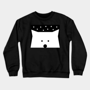 Peek-a-Boo Bear with Stars Crewneck Sweatshirt